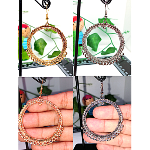 Jhumka Base Design | Round Shape For Resin